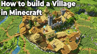 How to build an Awesome Village in Minecraft 115 Survival [upl. by Snyder]