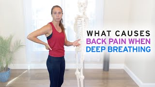 Back Pain When Deep Breathing  Solved [upl. by Uile]