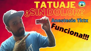 Anestesia Tktx✔️ Tatuajes sin dolor😱 [upl. by Anerehs]