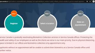 How to Schedule Biometrics In Canada With Service Canada Step By Step Full Details [upl. by Aztin]