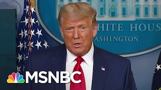 Trump Touts Stock Market Numbers After Dow Hits 30000 Amid Vaccine Transition News  MSNBC [upl. by Vanny796]