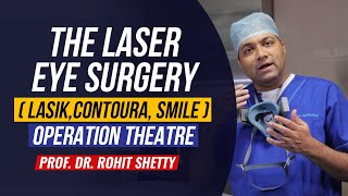 The Laser Eye Surgery Theatre  Take a look inside  Contoura Smile Lasik  Dr Rohit Shetty [upl. by Atinaujnas]