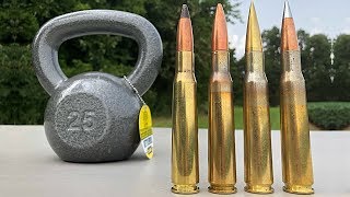 50 BMG vs Kettlebell [upl. by Shoifet918]