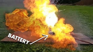 WHEN LITHIUM BATTERIES EXPLODE  VLOG0121 [upl. by Rakso312]