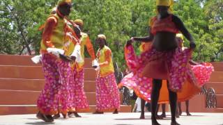 Haitian Folk Dance Show in Labadee Haiti [upl. by Rehpotsirhk]