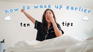 how to wake up earlier WITHOUT feeling miserable [upl. by Patricia]