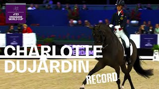 Charlotte Dujardin amp MSJ Freestyle Record Breaking Performance  FEI Dressage World Cup™ [upl. by Htedirem]