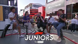 Sky Sports F1 Juniors Interview George Russell [upl. by Alyak]