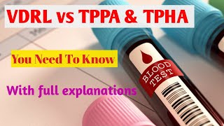 VDRL Test Vs TPPA amp TPHA in EnglishDifference between VDRL and TPPA and TPHASTAR LABORATORY [upl. by Ahsatin]