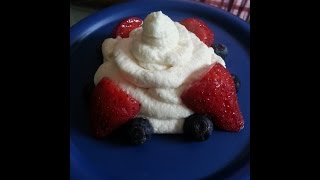 How to make Stabilized Whipped Cream [upl. by Oretos]