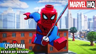 LEGO Marvel SpiderMan Vexed By Venom  EPISODIO COMPLETO  Marvel HQ España [upl. by Rodger]