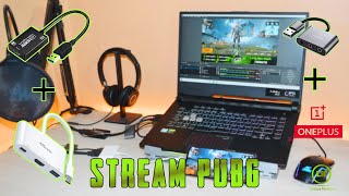 HDMI Capture Card PUBG Live Streaming  OBS Full Setup Guides  Oneplus 7T [upl. by Haik]