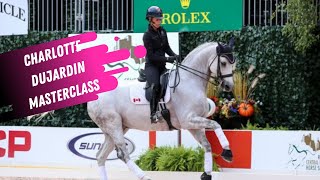 Charlotte Dujardin Masterclass How to Ride Straight Flying Changes in Dressage [upl. by Etiuqal]