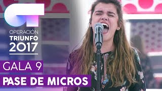 SHAKE IT OUT  Amaia  Primer pase de micros para la GALA 9  OT 2017 [upl. by Filmore]