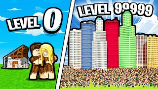 GETTING 9999 PEOPLE  Roblox Tiny Town [upl. by Danczyk877]