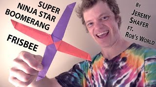 Super Ninja Star Frisbee Boomerang [upl. by Tippets]