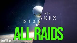 Every Destiny 1 amp Destiny 2 Raid BackToBack In Order Uncut Footage [upl. by Therine511]