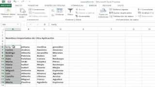 separar nombres de apellidos en excel [upl. by Jump]