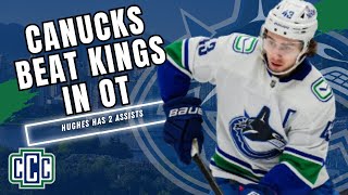 CANUCKS BEAT KINGS 21 IN OVERTIME [upl. by Amice198]