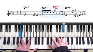 Tritone Substitution the one jazz piano trick you need to know [upl. by Moskow]