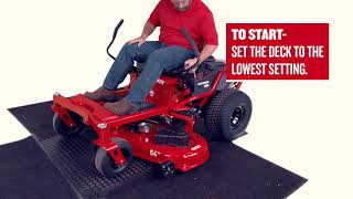 CRAFTSMAN ZeroTurn Mower  How To Change The Belt [upl. by Ominoreg]