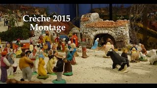 Crèche 2015 réalisation de celle ci Brignoles France coutume provençale LC VIDEO [upl. by Ataner9]