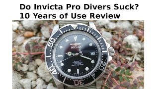 Are Invicta Pro Divers Really Crap 10 year Pro Diver Review [upl. by Hillary]