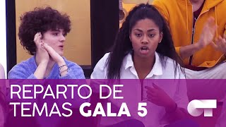 REPARTO DE TEMAS GALA 5  OT 2020 [upl. by Ellenwad]