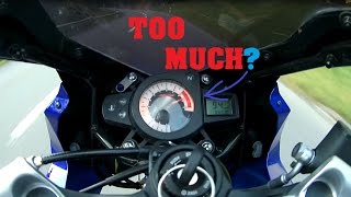 Yamaha TZR 50  Acceleration amp TopSpeed Test 2015 Edition [upl. by Aizek]