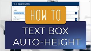 PowerApps  Text Box Auto Height [upl. by Airdnahc961]