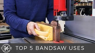 Top 5 Uses for a Band Saw  How to Use a Bandsaw [upl. by Dhruv]