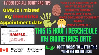 HOW TO RESCHEDULE BIOMETRICS APPOINTMENT FOR CANADA IN 2021  VFS GLOBAL CANADA  EASY STEPS [upl. by Sutniuq]