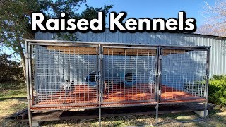 Professional Raised Dog Kennel build [upl. by Takeshi]