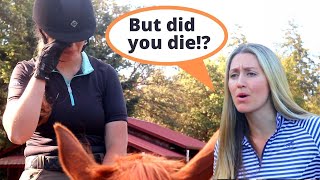 Mean Horse Trainer  Funny Equestrian Vids 😂 [upl. by Norreg]