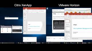 Dare to Compare  Citrix XenApp vs VMware Horizon View  User Experience [upl. by Aisatana447]