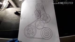 Honda CRV belt replacement [upl. by Laud790]