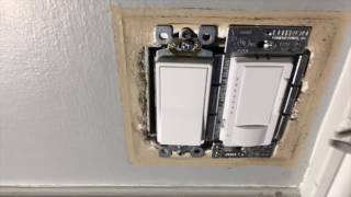 How to Install and Program  Lutron Dimmer Motion Light Switch Maestro [upl. by Mason]