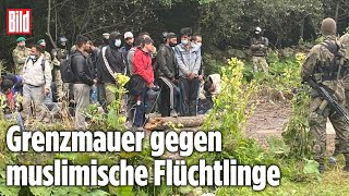 Polen Tausende Flüchtlinge wollen nach Deutschland [upl. by Nhguavaj]