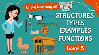 Structures  Types  Examples  Functions  Science  TutWay [upl. by Eeralav]