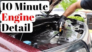 The Simplest amp Fastest Way To DEEP CLEAN a Car Engine Bay [upl. by Nal]