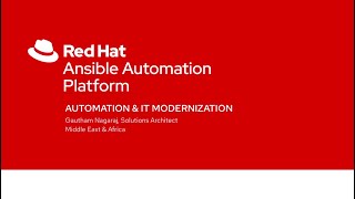 Introduction to Red Hat Ansible Automation Platform [upl. by Bradshaw]