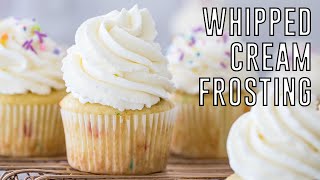 Stabilized Whipped Cream Frosting Shorts [upl. by Aihsiym]