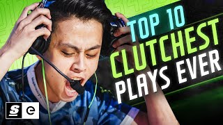 The Top 10 Best Clutches in Esports History [upl. by Blim363]