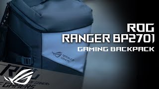 ROG Ranger BP2701 Gaming Backpack  Style Shines Through  ROG [upl. by Auqcinahs376]