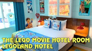 Legoland Hotel The Lego Movie room tour at Legoland Florida Resort [upl. by Modestine]