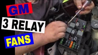 GM 3 Relay LowHigh Cooling Fan ExplanationDiagnosisTesting  Chevy Venture [upl. by Sewell]