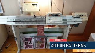 Passap E6000 Computerized Knitting Machine [upl. by Ahselrak]