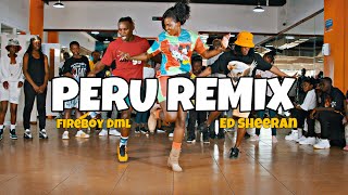 PERU Dance  Fireboy DML amp Ed Sheeran  Dance98 Nairobi [upl. by Aneekan]