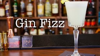 Gin Fizz  Gin Cocktail selber mixen  Schüttelschule by Banneke [upl. by Cristy511]