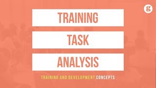 Training Task Analysis [upl. by Kanya234]